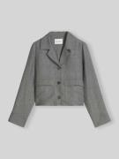 Marc O'Polo Relaxed Fit Jacke aus reinem Leinen in Mittelgrau Melange,...