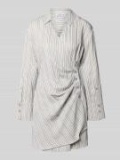 JAKE*S STUDIO WOMAN Hemdblusenkleid aus Viskose-Mix in Wickel-Optik in...