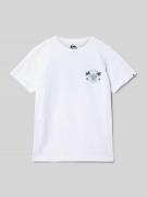 Quiksilver T-Shirt mit Rundhalsausschnitt in Weiss, Größe 140