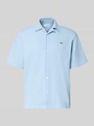 Lacoste Relaxed Fit Freizeithemd aus reiner Baumwolle in Hellblau, Grö...