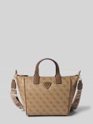Guess Tote Bag mit Label-Patch Modell 'FOLLIE' in Hellbraun, Größe 1