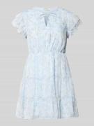 Only Tailliertes Freizeitkleid mit Volants Modell 'ELIZA' in Hellblau,...