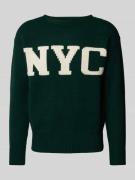 Polo Ralph Lauren Strickpullover aus Woll-Mix in Dunkelgruen, Größe M