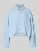 Drykorn Relaxed Fit Hemdbluse in Denim-Optik Modell 'Oshia' in Hellbla...