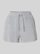 Drykorn Straight Fit Shorts mit Tunnelzug Modell 'Saha' in Bleu, Größe...