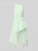 Bardot Cocktailkleid mit asymmetrischem Rock Modell 'IVANA' in Gruen, ...