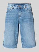 MAC Jeansshorts mit Fransen Modell 'Rich' in Hellblau, Größe 32