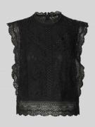 Only Slim Fit Blusentop mit Baumwoll-Viskose-Lyocell-Anteil Modell 'KA...