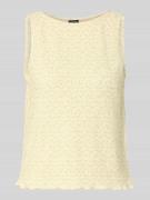 Pieces Regular Fit Tank Top mit Allover-Muster Modell 'FLORA' in Hellg...