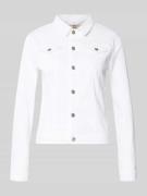 Soyaconcept Jeansjacke mit Pattentaschen Modell 'Erna' in Weiss, Größe...
