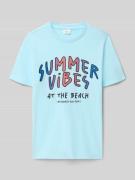 s.Oliver RED LABEL Regular Fit T-Shirt aus reine Baumwolle in Helltuer...
