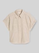 Marc O'Polo Relaxed Fit Bluse aus reiner Baumwolle in Mittelgrau, Größ...