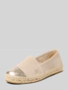 Espadrij Espadrilles mit Logo-Prägung Modell 'Classic Cap 3' in Beige,...