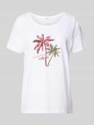 s.Oliver RED LABEL Regular Fit T-Shirt aus reiner Baumwolle in Weiss, ...