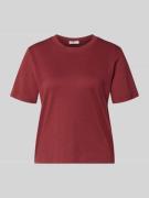 s.Oliver RED LABEL Regular Fit T-Shirt aus reiner Baumwolle in Bordeau...