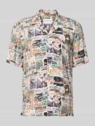 Lindbergh Relaxed Fit Freizeithemd aus Viskose mit Reverskragen in Wei...