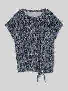 Tom Tailor Regular Fit T-Shirt aus Baumwoll-Mix mit Knotendetail in Ma...