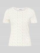 Pieces Slim Fit T-Shirt aus reiner Baumwolle Modell 'TURIEL' in Weiss,...