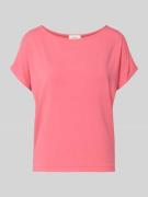 s.Oliver RED LABEL Relaxed Fit T-Shirt aus Viskose-Mix in Pink, Größe ...