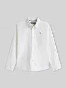 Tommy Hilfiger Teens Regular Fit Hemd aus Baumwoll-Mix in Weiss, Größe...