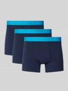 Happy Socks Trunks mit elastischem Bund im 3er-Pack in Marine, Größe L