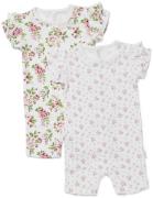 Petite Chérie Atelier Ada Jumpsuit 2er-Pack, White/Flowers 56