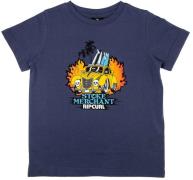 Rip Curl Arty SS Tee Groms T-Shirt, Blue