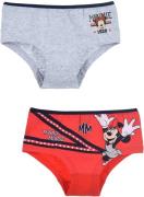 Disney Minnie Maus Höschen, Red/Light Grey, 10-12 Jahre