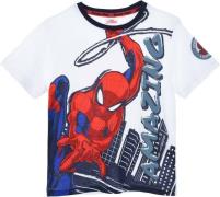 Marvel Spider-Man T-Shirt, White, 8 Jahre
