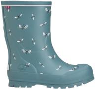 Viking Jolly Print Gummistiefel, Bluegreen/White, 38, Kindergummistief...