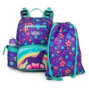 Jeva Start-Up Kinder Rucksack 15L, Rainbow Unicorn