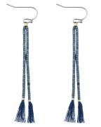 Everneed Nille Tassel Ohrringe - Faded Denim