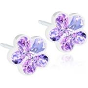 Blomdahl Medical Plastic  Flower 6mm Violett