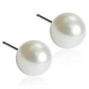 Blomdahl Natural Titanium White Pearl 6 mm