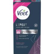 Veet Expert Cold Wax Strips Normal Skin Legs & Body 40 St.