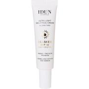 IDUN Minerals Ultra Light Daily Face Cream Solsken SPF 50 30 ml