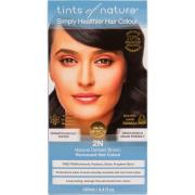 Tints of Nature Permanent Hair Colour 2N Natural Darkest Brown