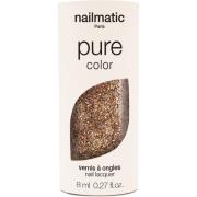 Nailmatic Pure Colour Bonnie Pink-Gold Glitter