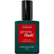 Manucurist Green Flash LED Gel Nail Color Pomegranate