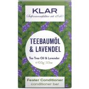 Klar Seifen Tea Tree Oil & Lavender Conditioner Bar 100 g