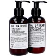 L:A Bruket Hand Cream + Hand & Body Wash Sage, Rosemary & Lavende