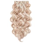 Rapunzel of Sweden Clip-on set  Body Wave 7 pieces 60 cm 60 g