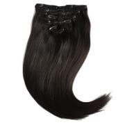 Rapunzel of Sweden Clip-on set 7 pieces 50 cm 1.2 Black Brown