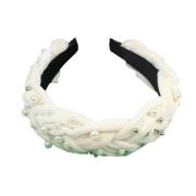 By Lyko Diadem Braid Pearl White