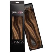 Poze Hairextensions Clip & Go Extensions 50 cm 4B/9G Chocco Cola