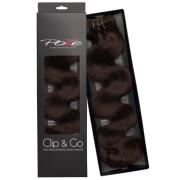 Poze Hairextensions Clip & Go Standard Wavy 55 cm  2B Dark Espres