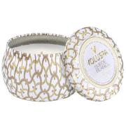 Voluspa Suede Blanc Maison Blanc Decorative Tin Candle 25h