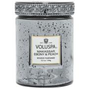 Voluspa Makassar Ebony & Peach Vermeil Mini Glass Jar