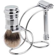 Merkur Solingen Shaving Set 3881 Silvertip Badger 38C