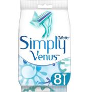 Gillette Venus Simply  2 Women's Disposable Razors 8 Count